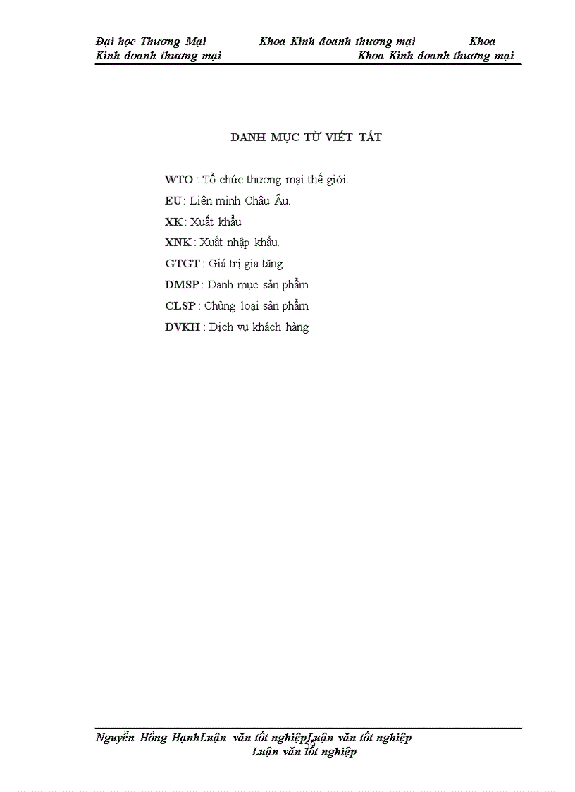 image for page Phát triển chính sách marketing sản phẩm dệt may xuất khẩu của công ty TNHH sản xuất & thương mại Tân Bắc Đô sang thị trường EU