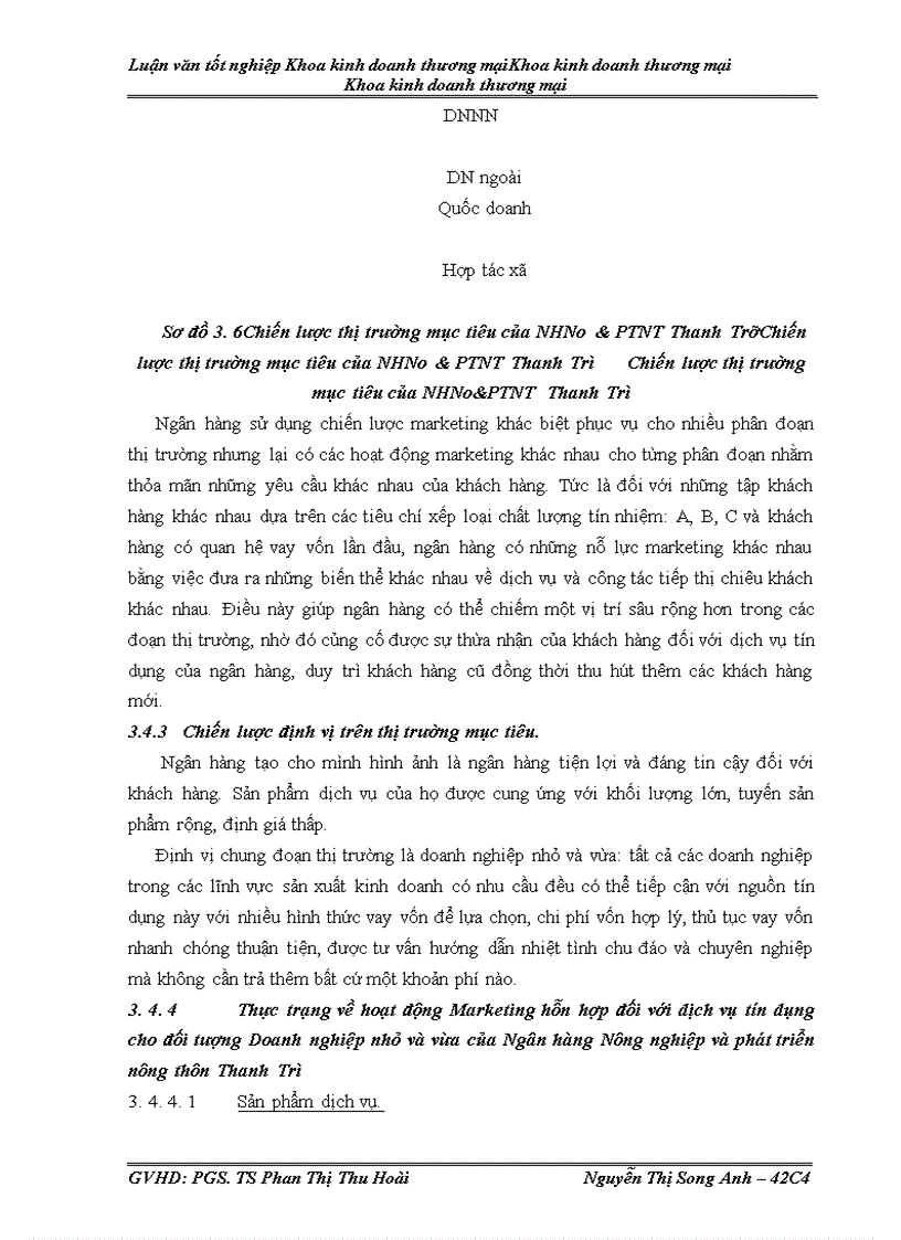 image for page Giải pháp chiến lược Marketing nhằm phát triển thị trường dịch vụ tín dụng của Ngân hàng No& PTNT Thanh Trì trên địa bàn Hà Nội