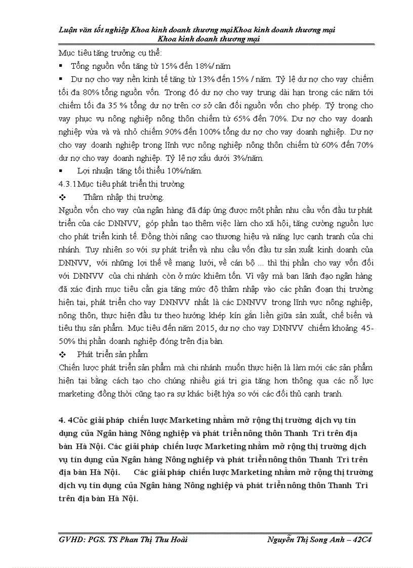 image for page Giải pháp chiến lược Marketing nhằm phát triển thị trường dịch vụ tín dụng của Ngân hàng No& PTNT Thanh Trì trên địa bàn Hà Nội