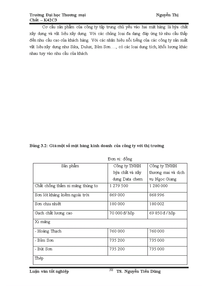 image for page Giải pháp Marketing- Mix nhằm nâng cao năng lực cạnh tranh của công ty TNHH hóa chất và xây dựng Data chem