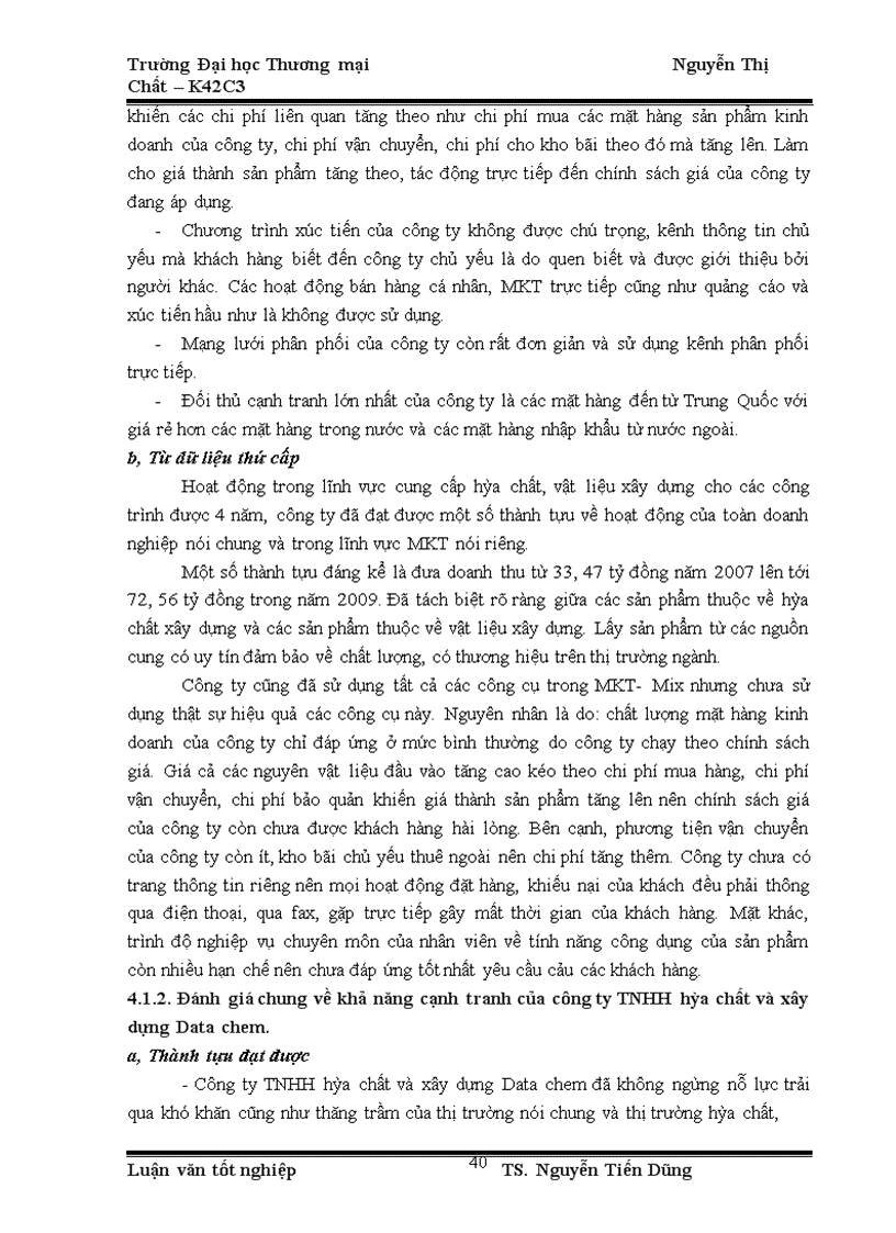 image for page Giải pháp Marketing- Mix nhằm nâng cao năng lực cạnh tranh của công ty TNHH hóa chất và xây dựng Data chem