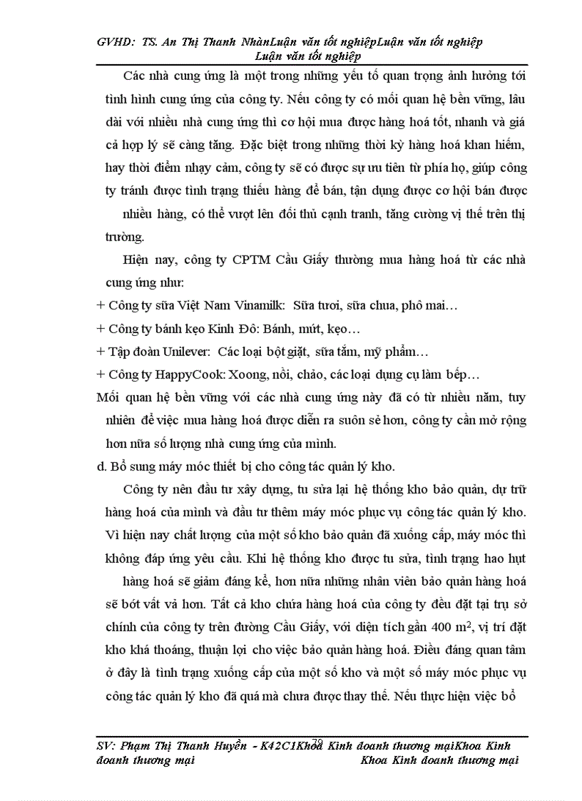 image for page Hoàn thiện cung ứng hàng hoá tại công ty cptm cầu giấy