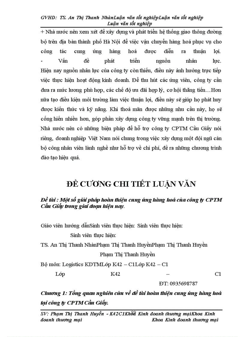 image for page Hoàn thiện cung ứng hàng hoá tại công ty cptm cầu giấy