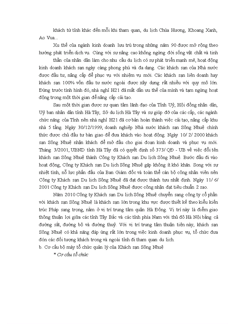 image for page Giải pháp nâng cao sức cạnh tranh marketing tại Công ty cổ phần Khách sạn Du lịch Sông Nhuệ
