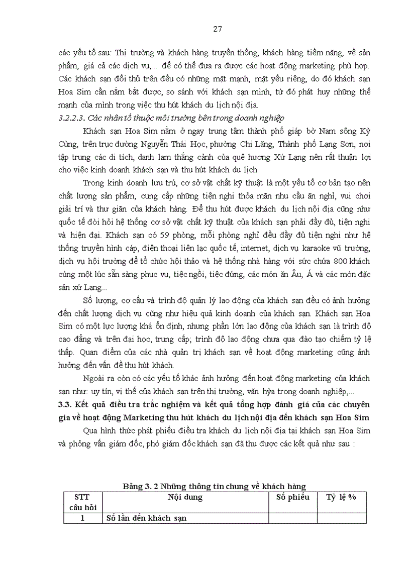 image for page Giải pháp marketing thu hút khách du lịch nội địa đến khách sạn Hoa Sim – Lạng Sơn