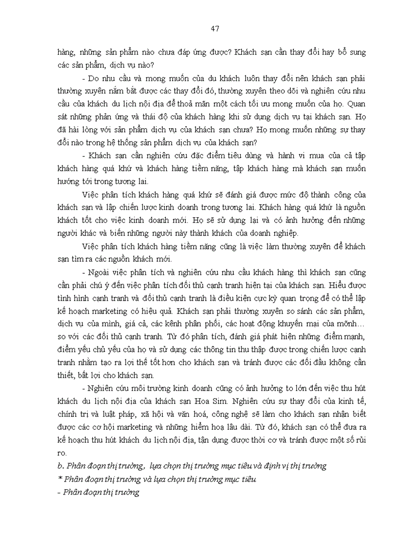 image for page Giải pháp marketing thu hút khách du lịch nội địa đến khách sạn Hoa Sim – Lạng Sơn