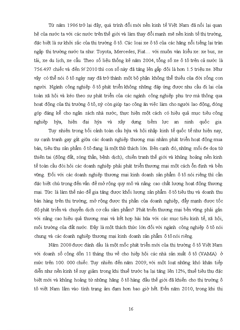 image for page Giải pháp thị trường nhằm phát triển thương mại sản phẩm ô tô trên địa bàn Hà Nội. (lấy công ty TNHH Thiên Ngọc An làm đơn vị nghiên cứu