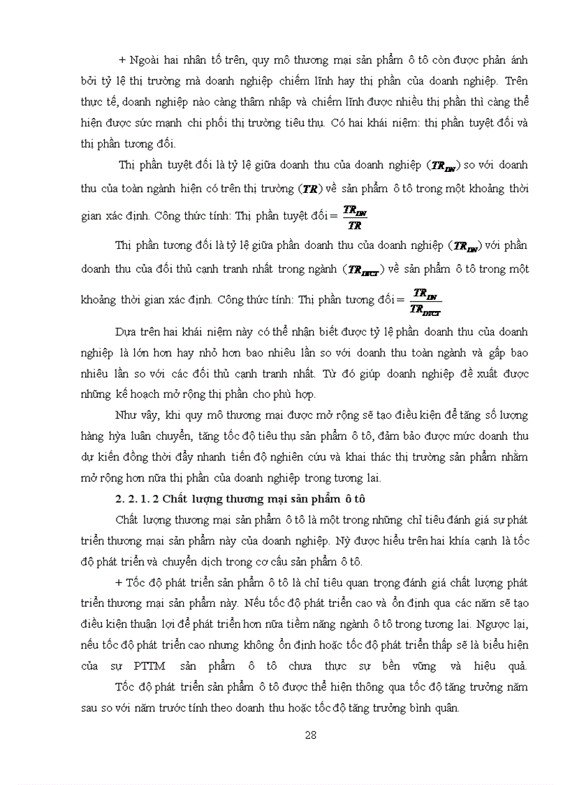 image for page Giải pháp thị trường nhằm phát triển thương mại sản phẩm ô tô trên địa bàn Hà Nội. (lấy công ty TNHH Thiên Ngọc An làm đơn vị nghiên cứu