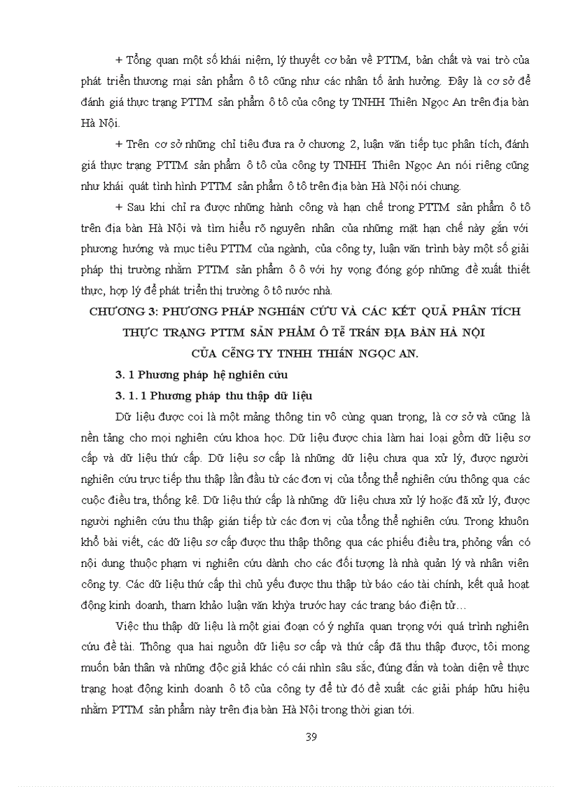 image for page Giải pháp thị trường nhằm phát triển thương mại sản phẩm ô tô trên địa bàn Hà Nội. (lấy công ty TNHH Thiên Ngọc An làm đơn vị nghiên cứu