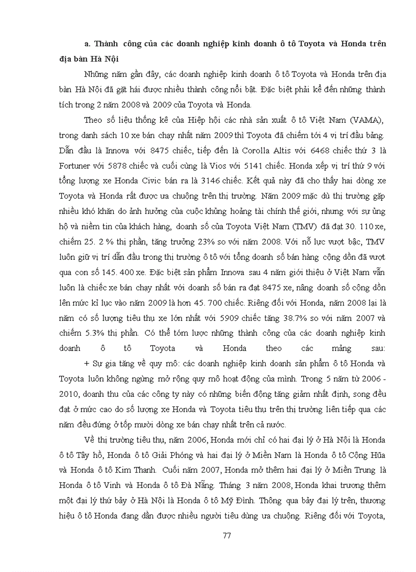 image for page Giải pháp thị trường nhằm phát triển thương mại sản phẩm ô tô trên địa bàn Hà Nội. (lấy công ty TNHH Thiên Ngọc An làm đơn vị nghiên cứu