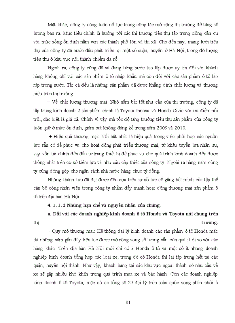 image for page Giải pháp thị trường nhằm phát triển thương mại sản phẩm ô tô trên địa bàn Hà Nội. (lấy công ty TNHH Thiên Ngọc An làm đơn vị nghiên cứu