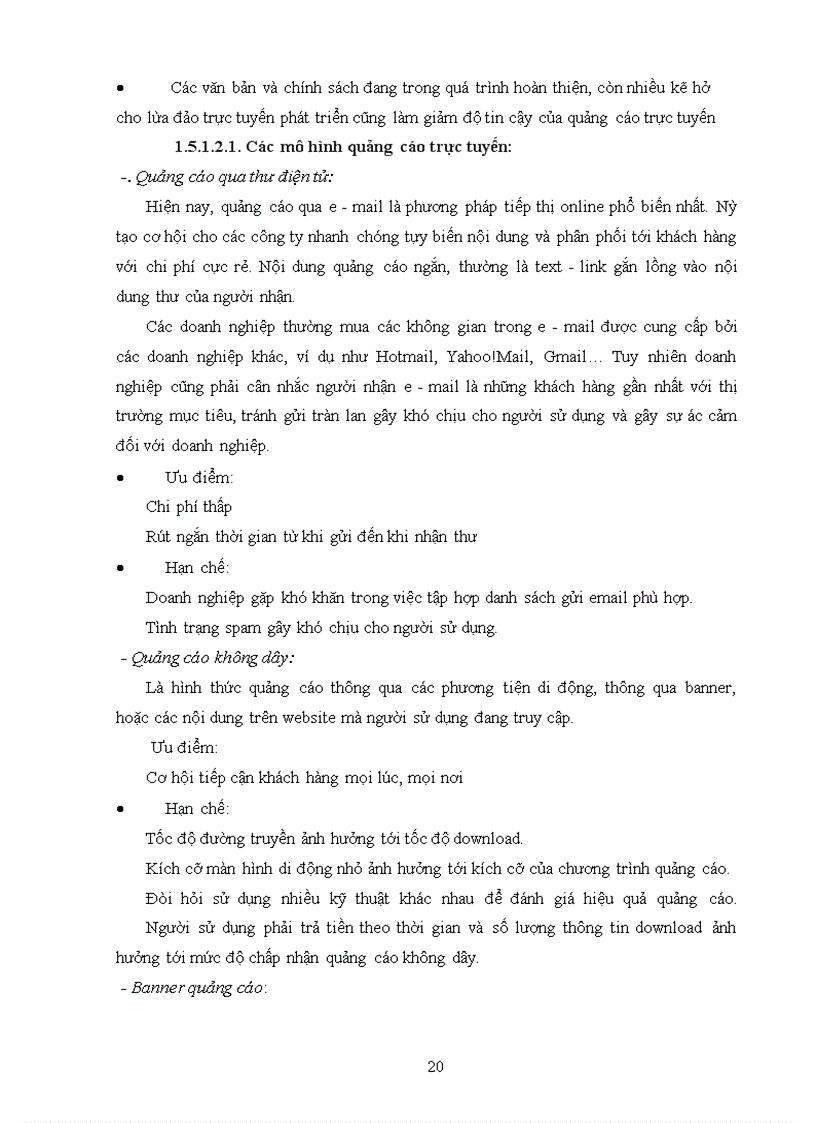image for page Hoàn thiện chương trình quảng cáo trực tuyến của công ty CP đầu tư phát triển công nghệ THỜI ĐẠI MỚI