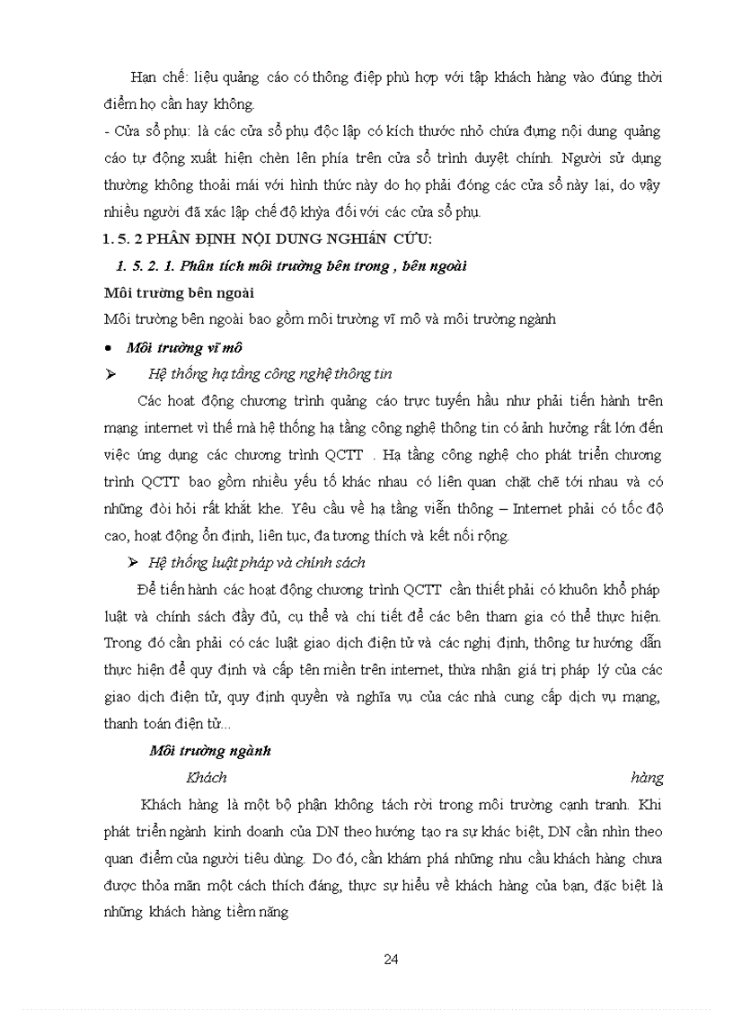 image for page Hoàn thiện chương trình quảng cáo trực tuyến của công ty CP đầu tư phát triển công nghệ THỜI ĐẠI MỚI