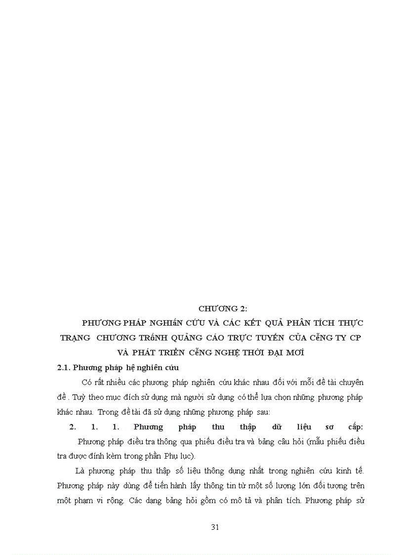 image for page Hoàn thiện chương trình quảng cáo trực tuyến của công ty CP đầu tư phát triển công nghệ THỜI ĐẠI MỚI