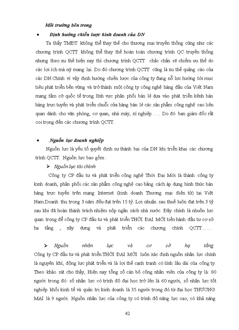 image for page Hoàn thiện chương trình quảng cáo trực tuyến của công ty CP đầu tư phát triển công nghệ THỜI ĐẠI MỚI
