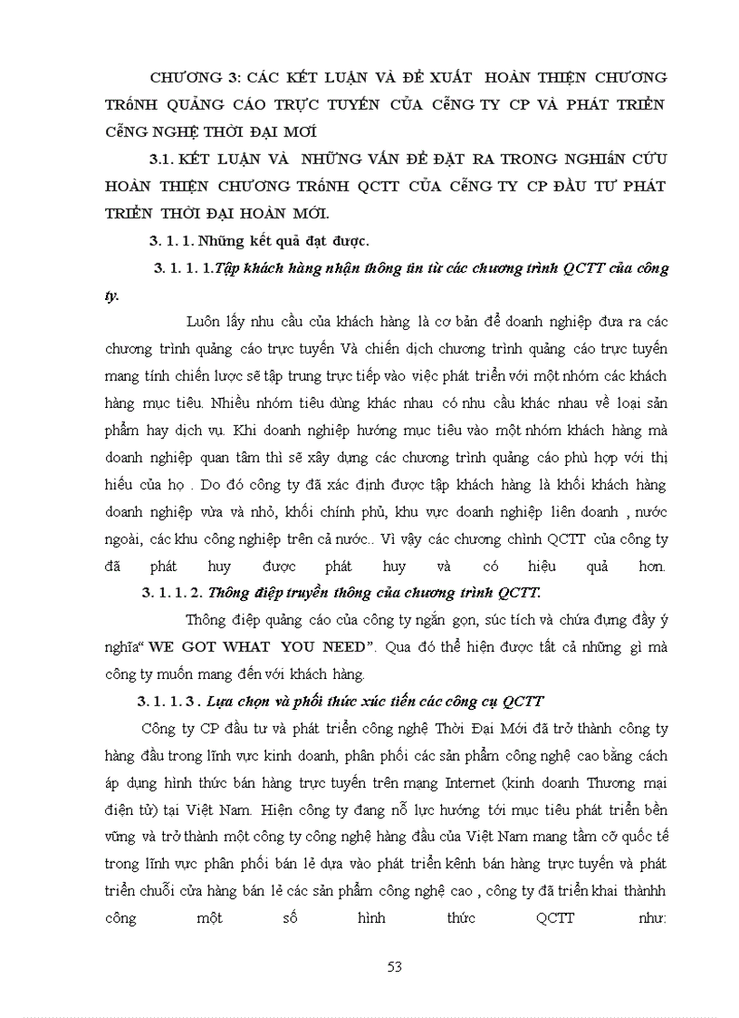 image for page Hoàn thiện chương trình quảng cáo trực tuyến của công ty CP đầu tư phát triển công nghệ THỜI ĐẠI MỚI
