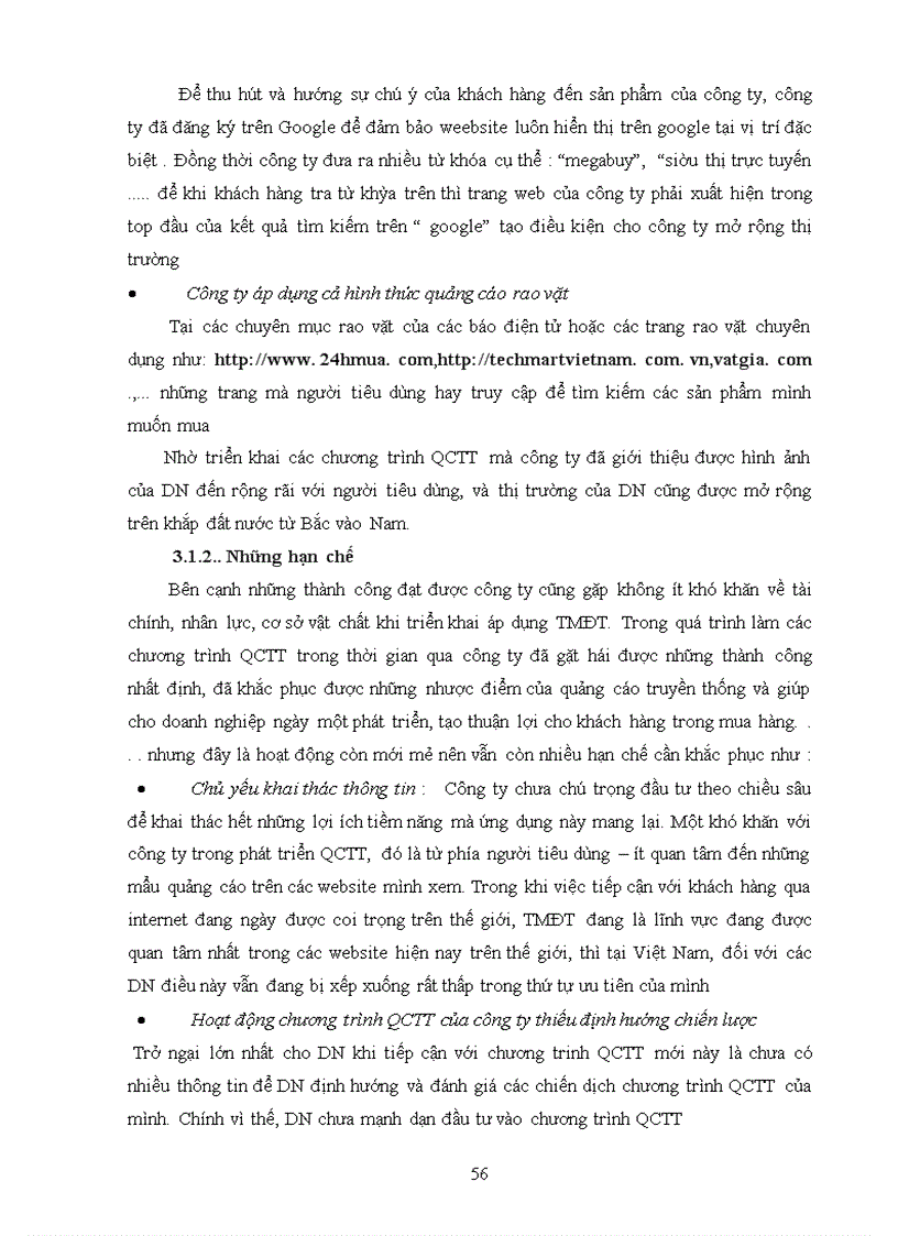 image for page Hoàn thiện chương trình quảng cáo trực tuyến của công ty CP đầu tư phát triển công nghệ THỜI ĐẠI MỚI