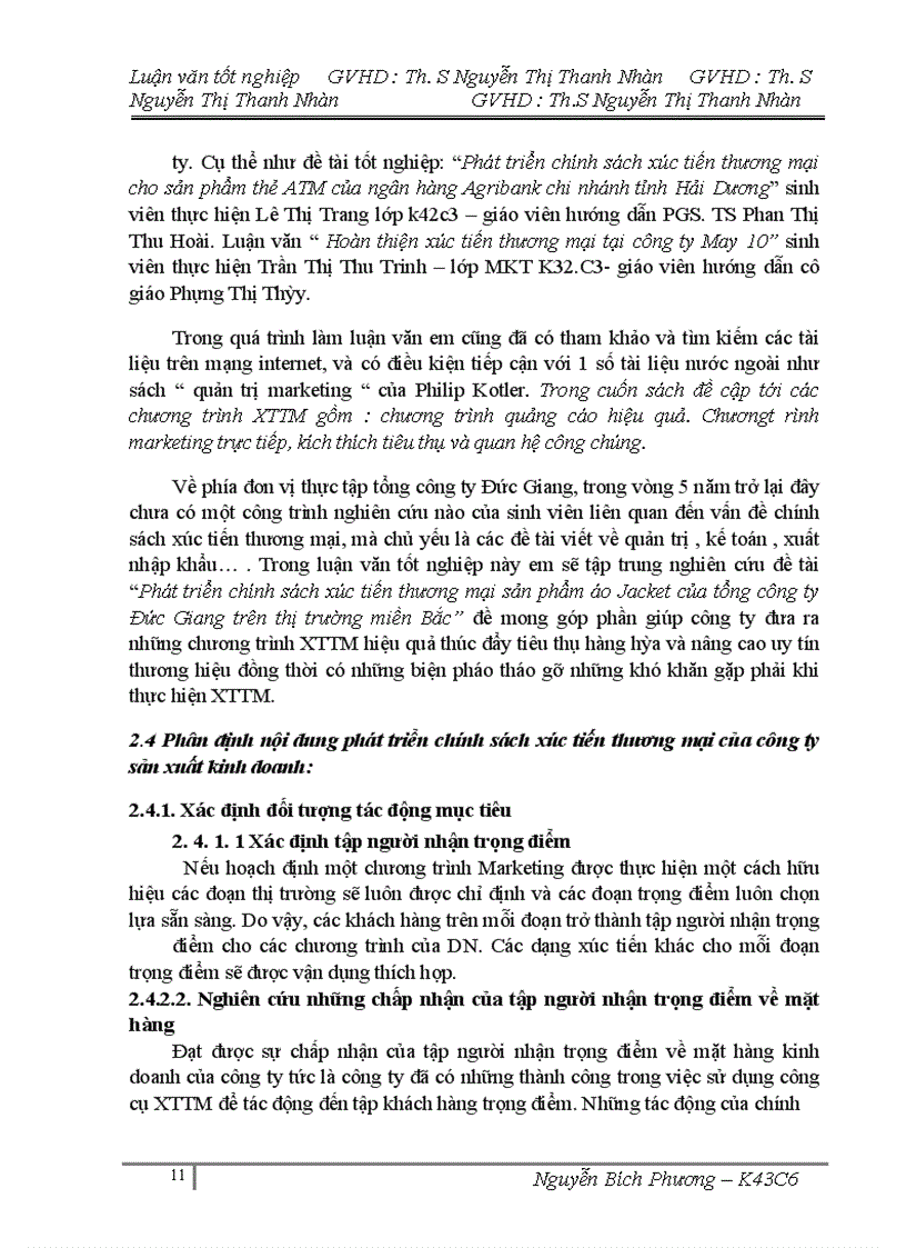 image for page Phát triển chính sách xúc tiến thương mại cho sản phẩm áo Jacket của tông công ty Đức Giang trên thị trường miền Bắc