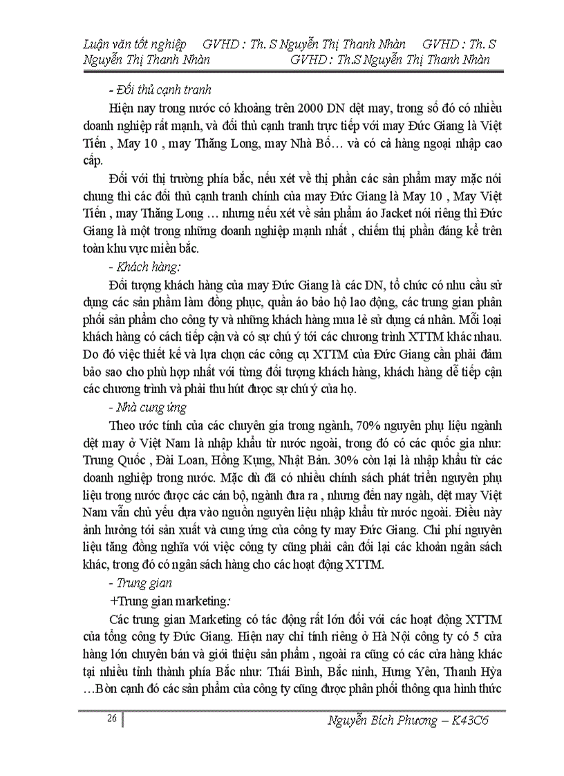image for page Phát triển chính sách xúc tiến thương mại cho sản phẩm áo Jacket của tông công ty Đức Giang trên thị trường miền Bắc