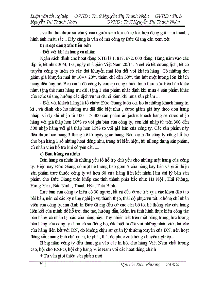 image for page Phát triển chính sách xúc tiến thương mại cho sản phẩm áo Jacket của tông công ty Đức Giang trên thị trường miền Bắc