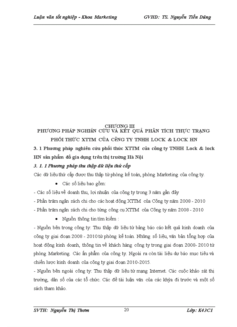 image for page Phát triển phối thức XTTM sản phẩm đồ gia dụng của công ty TNHH Lock & Lock HN trên thị trường Hà Nội