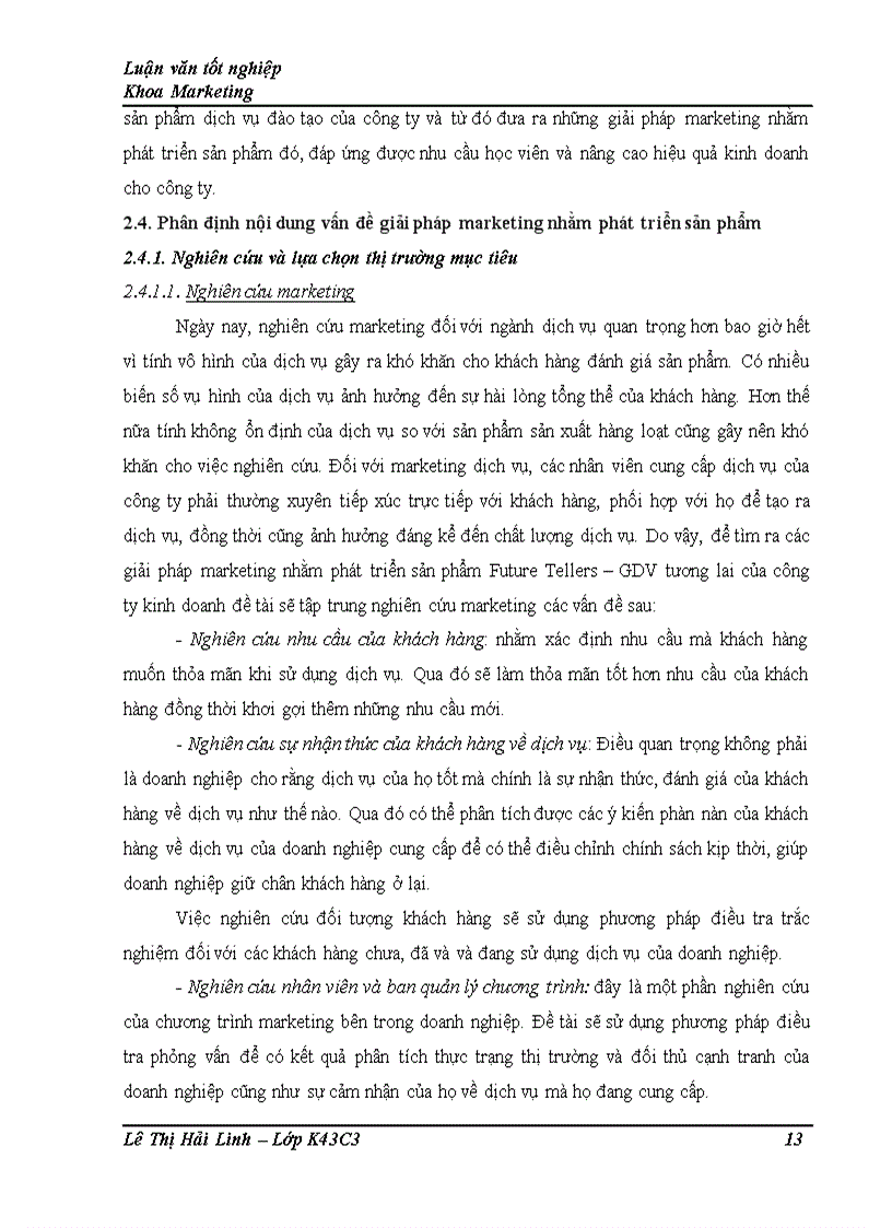image for page Giải pháp marketing nhằm phát triển sản phẩm Future Tellers – Giao dịch viên tương lai của công ty đào tạo và tư vấn nghiệp vụ ngân hàng – BTC