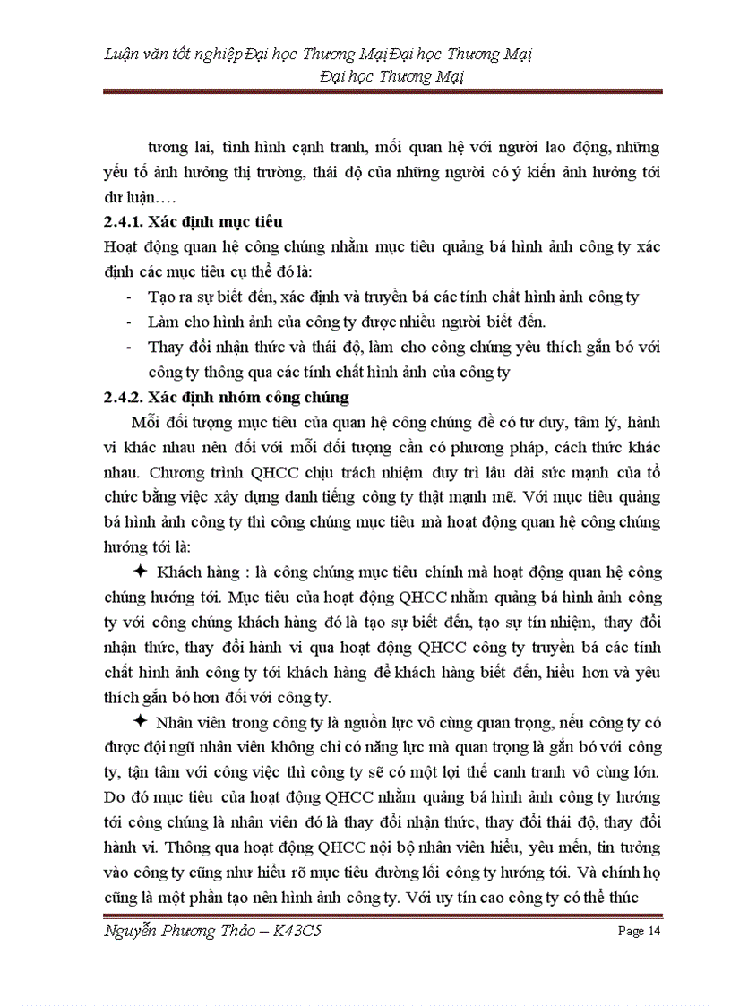 image for page Phát triển hoạt động quan hệ công chúng (PR) nhằm quảng bá hình ảnh của công ty cổ phần đầu tư công nghệ cao Hitec trên thị trường miền bắc