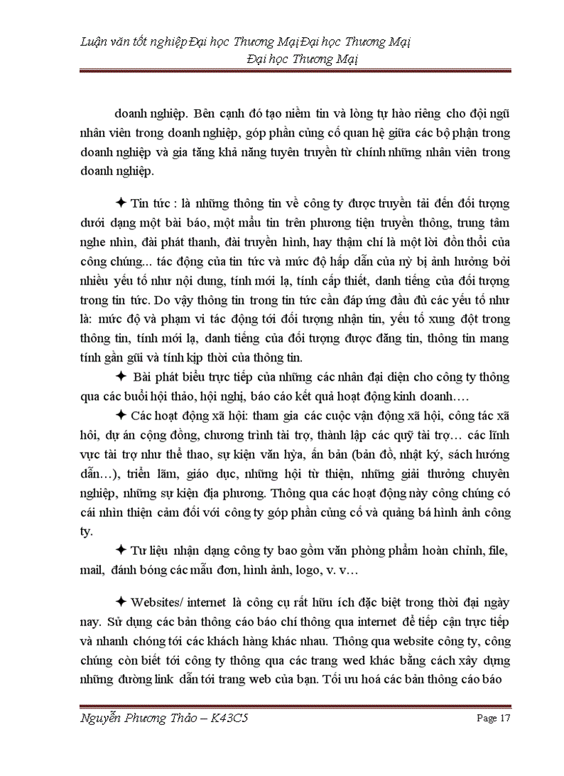 image for page Phát triển hoạt động quan hệ công chúng (PR) nhằm quảng bá hình ảnh của công ty cổ phần đầu tư công nghệ cao Hitec trên thị trường miền bắc