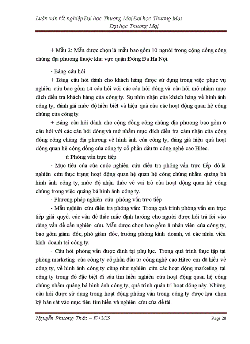 image for page Phát triển hoạt động quan hệ công chúng (PR) nhằm quảng bá hình ảnh của công ty cổ phần đầu tư công nghệ cao Hitec trên thị trường miền bắc