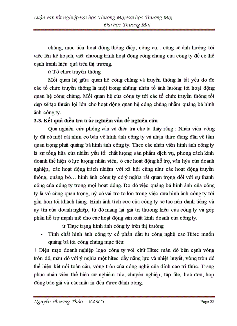 image for page Phát triển hoạt động quan hệ công chúng (PR) nhằm quảng bá hình ảnh của công ty cổ phần đầu tư công nghệ cao Hitec trên thị trường miền bắc