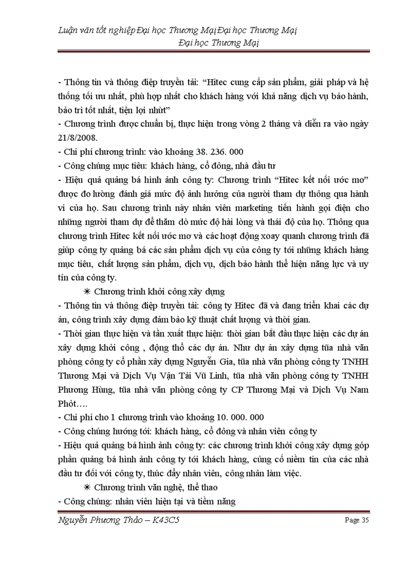 image for page Phát triển hoạt động quan hệ công chúng (PR) nhằm quảng bá hình ảnh của công ty cổ phần đầu tư công nghệ cao Hitec trên thị trường miền bắc