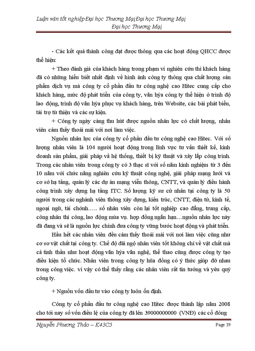 image for page Phát triển hoạt động quan hệ công chúng (PR) nhằm quảng bá hình ảnh của công ty cổ phần đầu tư công nghệ cao Hitec trên thị trường miền bắc