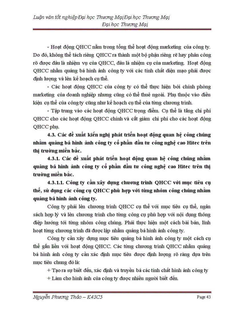 image for page Phát triển hoạt động quan hệ công chúng (PR) nhằm quảng bá hình ảnh của công ty cổ phần đầu tư công nghệ cao Hitec trên thị trường miền bắc