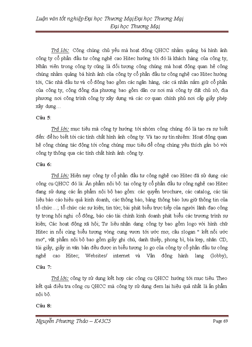 image for page Phát triển hoạt động quan hệ công chúng (PR) nhằm quảng bá hình ảnh của công ty cổ phần đầu tư công nghệ cao Hitec trên thị trường miền bắc