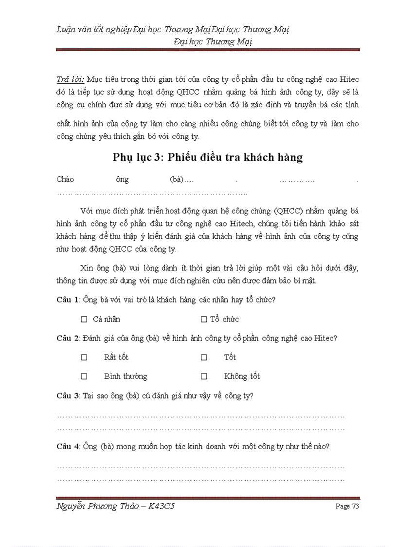 image for page Phát triển hoạt động quan hệ công chúng (PR) nhằm quảng bá hình ảnh của công ty cổ phần đầu tư công nghệ cao Hitec trên thị trường miền bắc