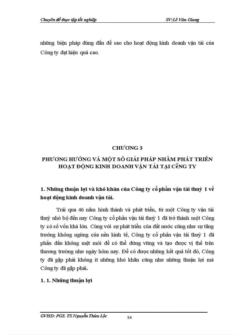 image for page Thực trạng và một số giải pháp phát triển kinh doanh vận tải của Công ty cổ phần vận tải thuỷ 1
