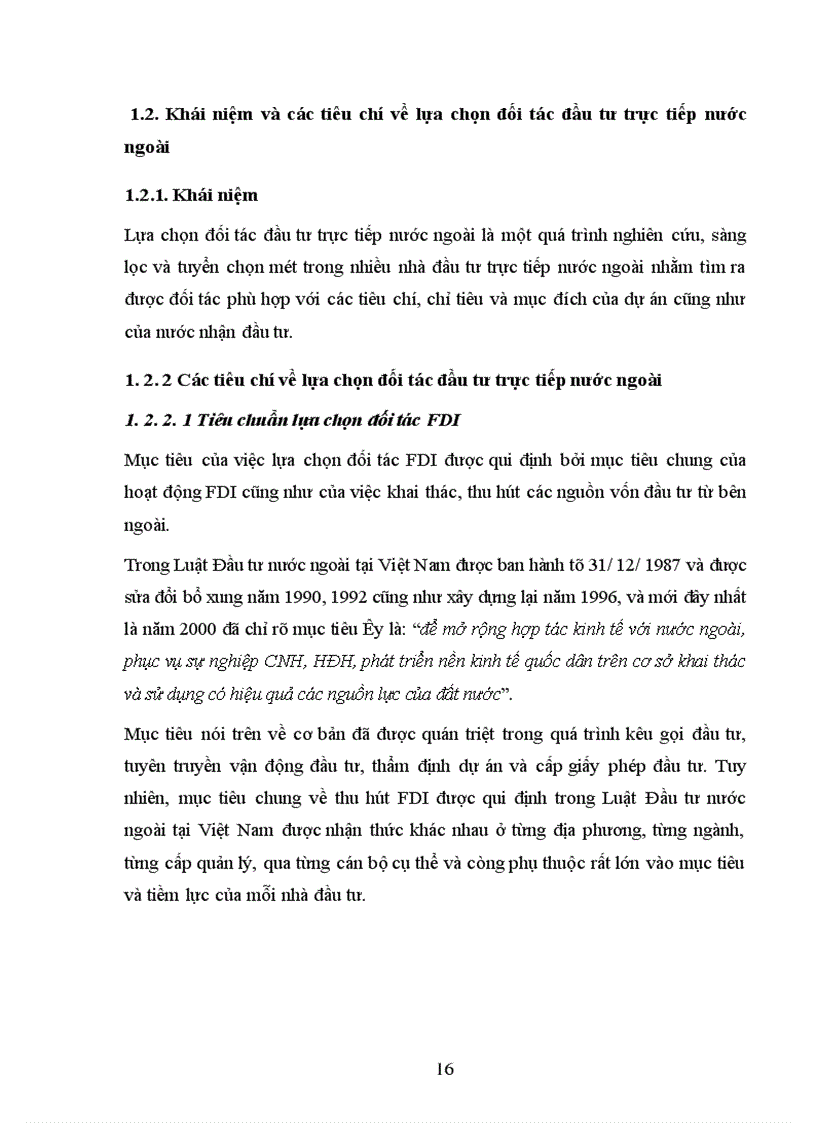 image for page Lựa chọn đối tác đầu tư trong hoạt động kinh tế đối ngoại ở Việt Nam