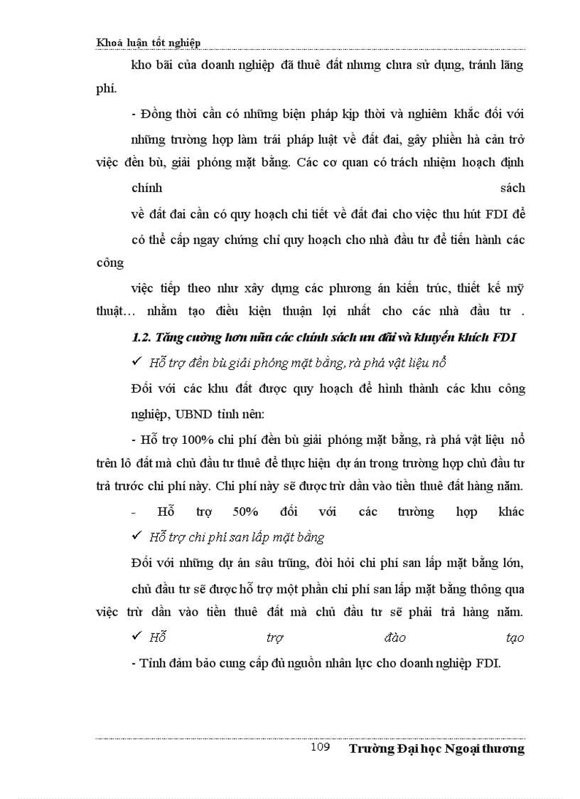 image for page ÁĐề xuất một số giải pháp nhằm tăng cường thu hút FDI vào Hà Tây trong những năm tới