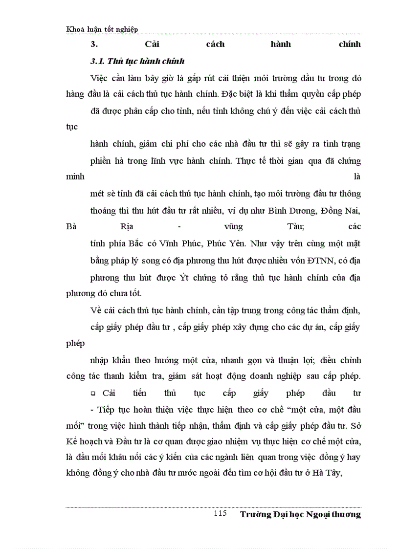 image for page ÁĐề xuất một số giải pháp nhằm tăng cường thu hút FDI vào Hà Tây trong những năm tới