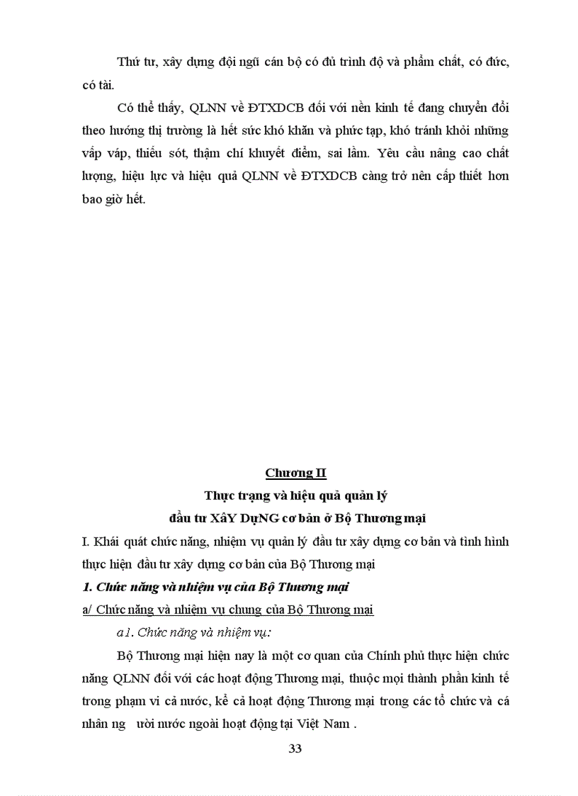 image for page Giải pháp nâng cao hiệu quả Quản lý nhà nước về ĐTXDCB tại Bộ Thương mại