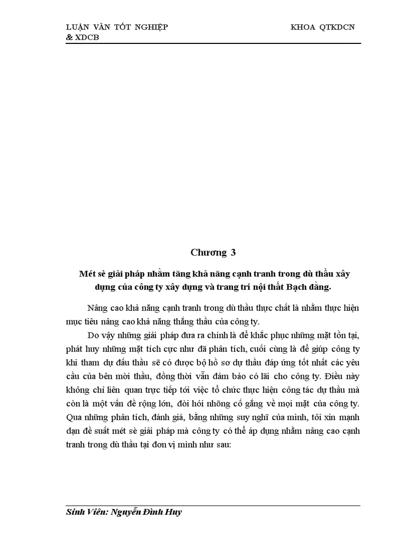 image for page Một số giải pháp nhằm tăng khả năng cạnh tranh trong dự thầu xây dựng ở Công ty Xây dựng vàTrang trí nội thất Bạch Đằng
