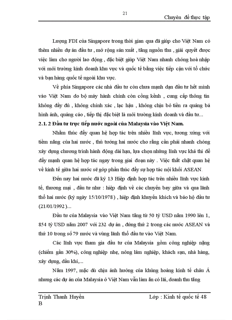 image for page Quan hệ hợp tác đầu tư trực tiếp nước ngoài giữa Việt Nam và các nước ASEAN