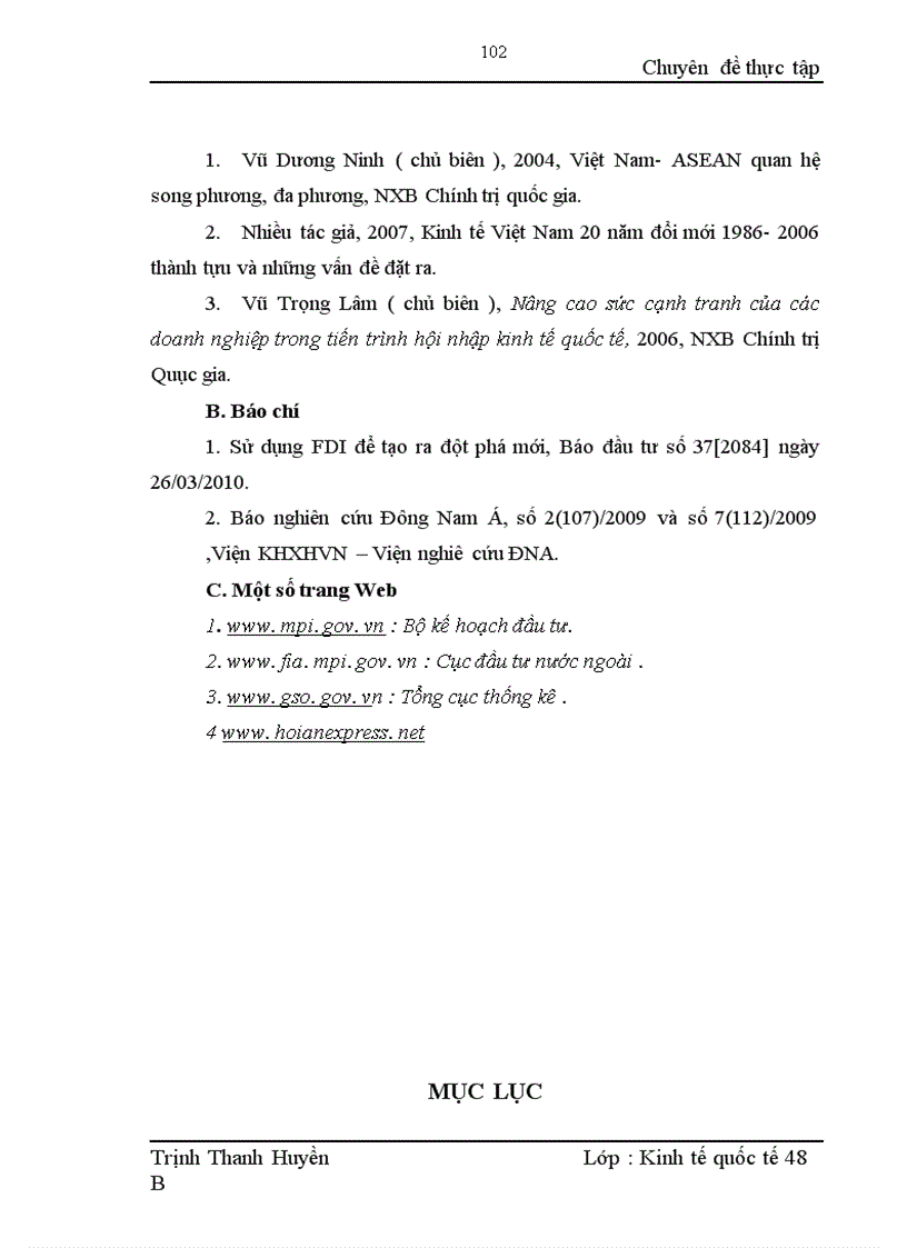 image for page Quan hệ hợp tác đầu tư trực tiếp nước ngoài giữa Việt Nam và các nước ASEAN