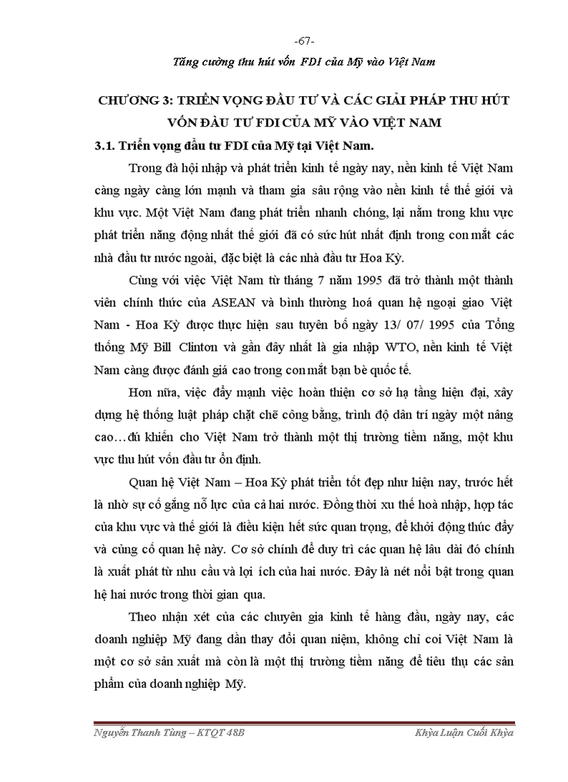 image for page Tăng cường thu hút vốn fdi của mỹ vào việt nam