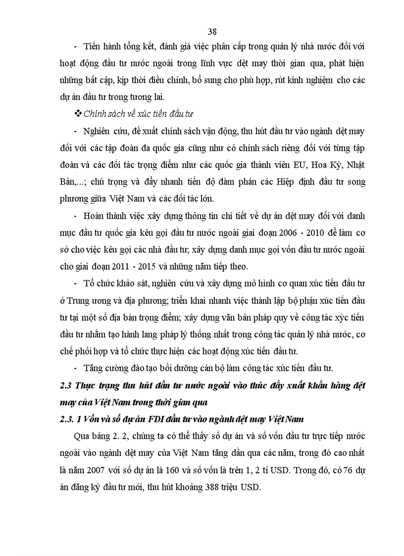 image for page Thu hút đầu tư trực tiếp nước ngoài vào thúc đẩy xuất khẩu hàng dệt may Việt Nam