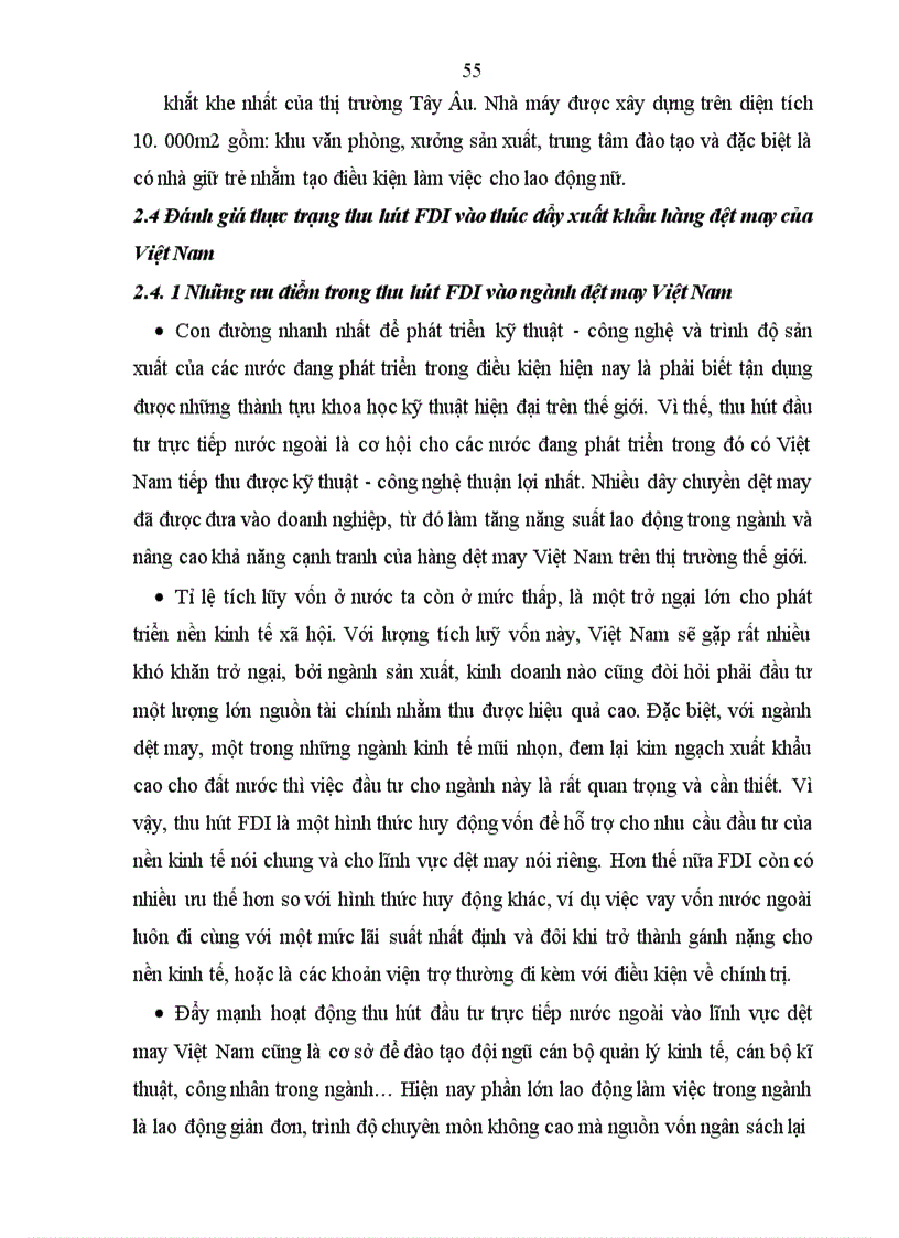 image for page Thu hút đầu tư trực tiếp nước ngoài vào thúc đẩy xuất khẩu hàng dệt may Việt Nam