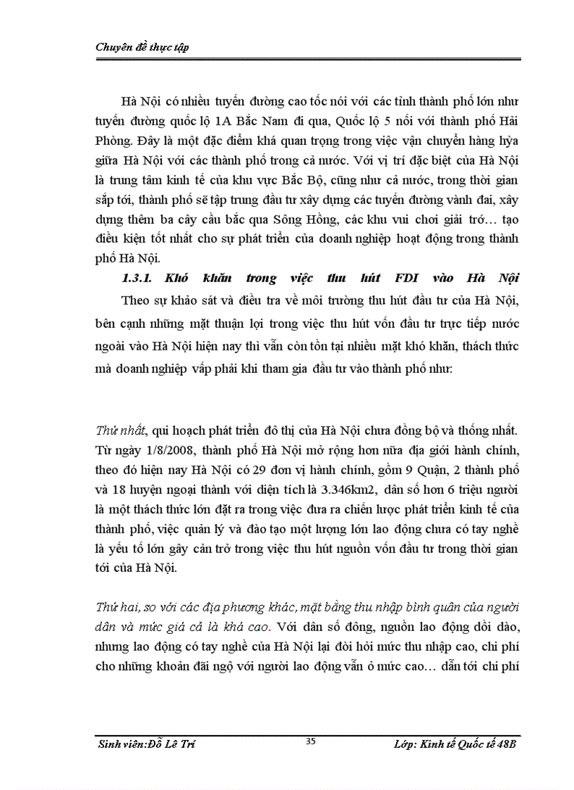 image for page Giải pháp tăng cường thu hút đầu tư trực tiếp nước ngoài (FDI) vào thành phố Hà Nội