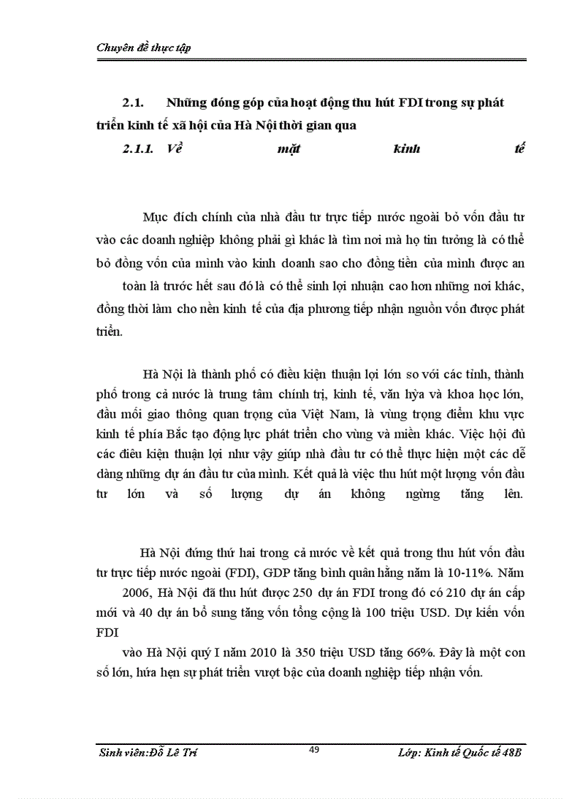image for page Giải pháp tăng cường thu hút đầu tư trực tiếp nước ngoài (FDI) vào thành phố Hà Nội