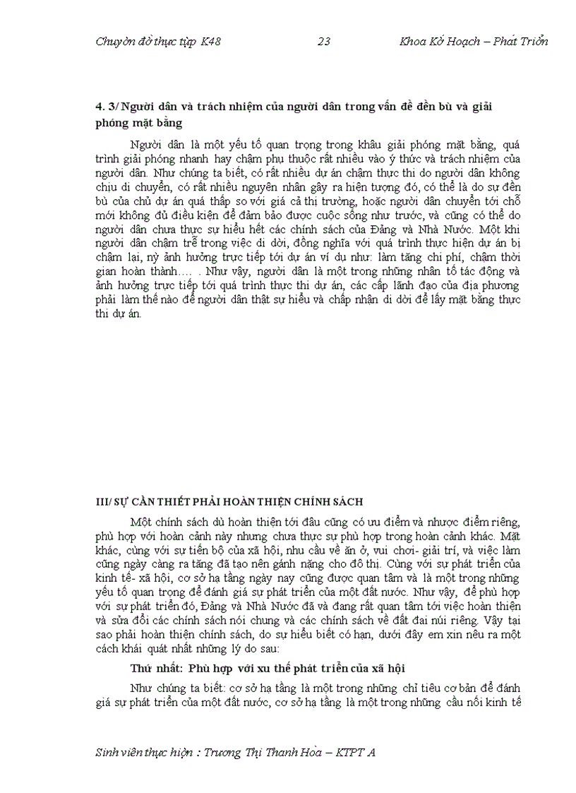 image for page Một số ý kiến hoàn thiện chính sách đền bù và giải phóng mặt bằng trên địa bàn Hà Nội những năm tới