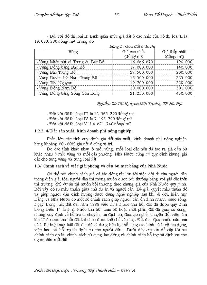 image for page Một số ý kiến hoàn thiện chính sách đền bù và giải phóng mặt bằng trên địa bàn Hà Nội những năm tới
